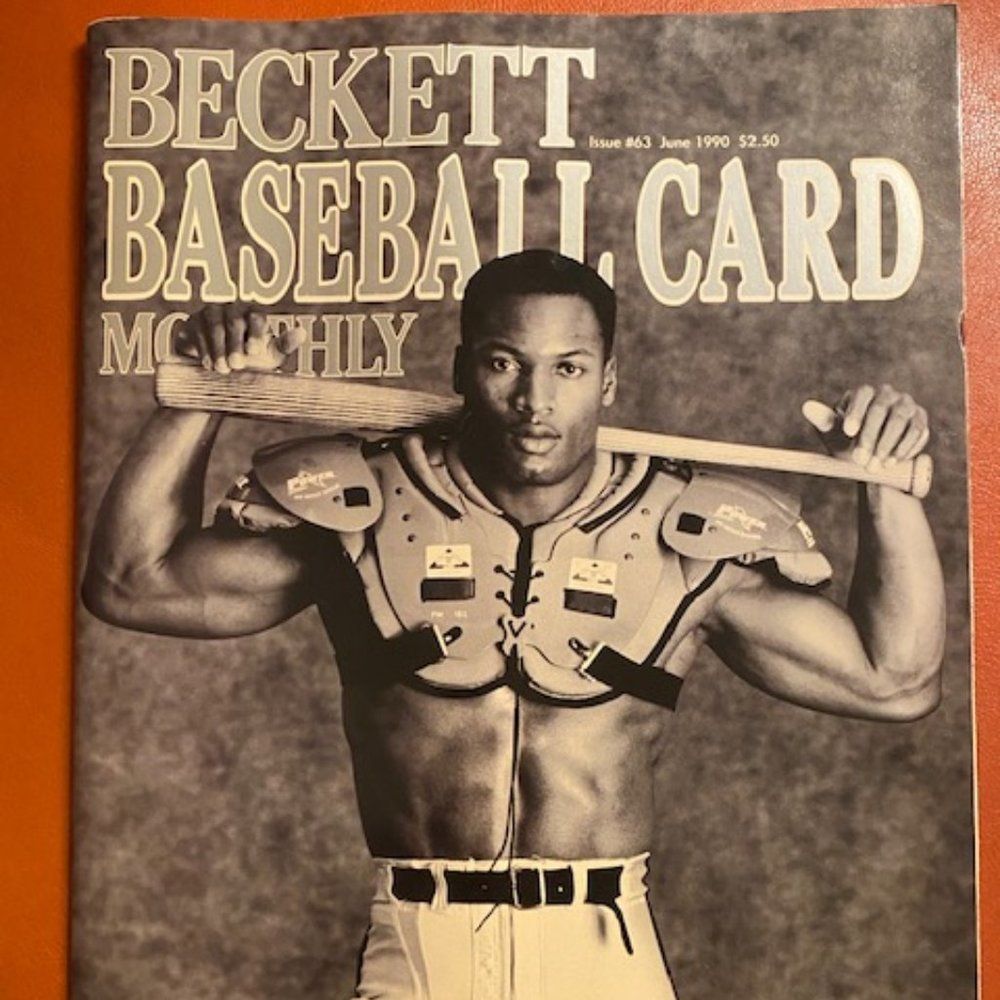 BO KNOWS BO - June 1990 Beckett Card Monthly feat. Bo Jackson